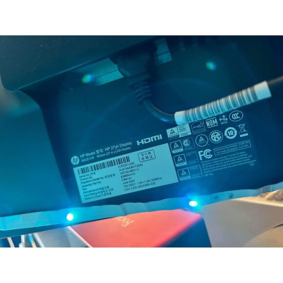 HP & Acer 27 inch Monitors - Picture 5 of 5